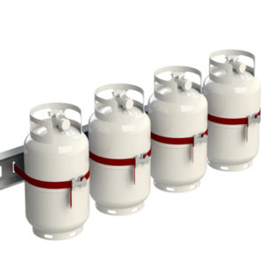 Support 4 bonbonnes de 48”