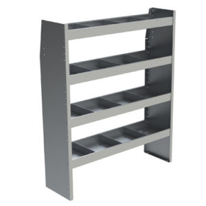 Étagère de fourgon de 58" de haut à 4 tablettes