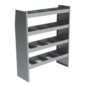 Étagère de fourgon 58" de haut à 4 tablettes