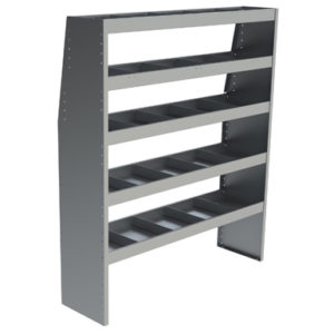 Étagere de fourgon à 70" de haut à 5 tablettes