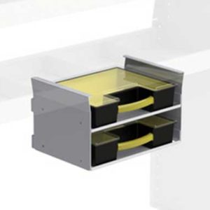 Support en aluminium avec malettes régulières ou minces