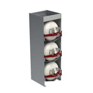 AA BON 3VP Support A 3 Bonbonnes Vertical pour fourgon