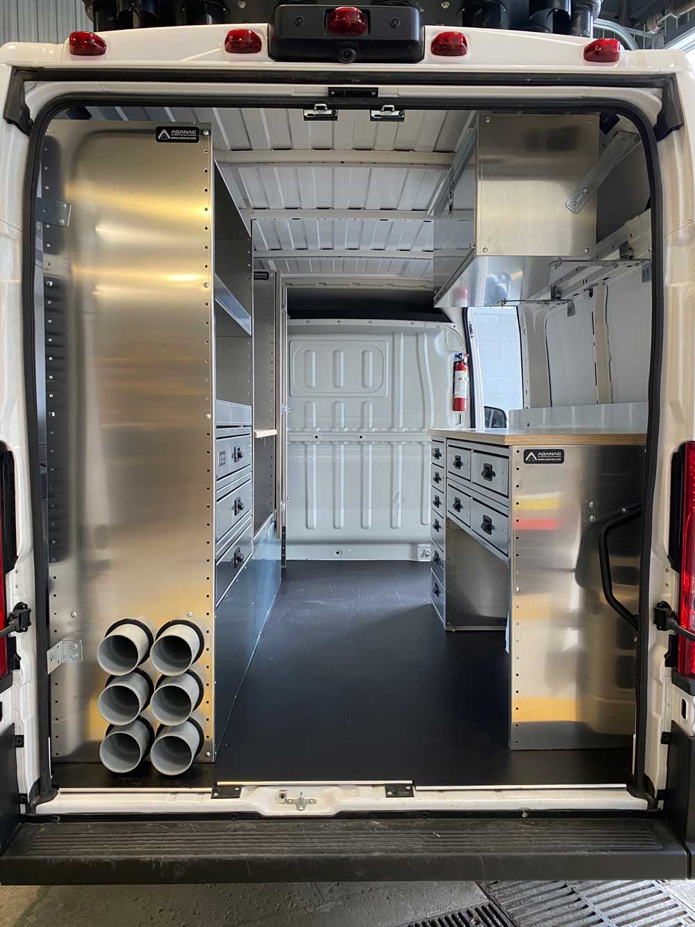 Aménagement de Fourgon RAM Promaster pour Unité Aqueduc